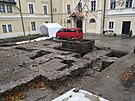 Ndvo zmek v Radenn na Tborsku zkoumaj archeologov.