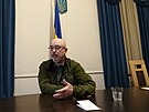 Oleksij Reznikov bhem rozhovoru s agenturou Reuters (11. listopadu 2022)