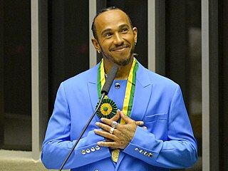 BRAZILEC. Lewis Hamilton obdr�el i brazilské ob�anství.