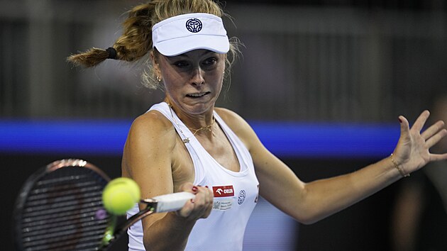 Polsk tenistka Magdalena Frechov.