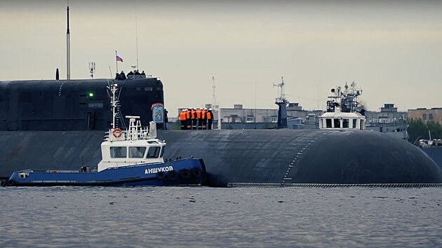 Rusk jadern ponorka K-329 Belgorod (30. z 2022)