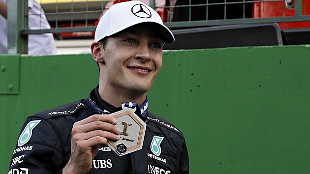 George Russell, v�t�z sprintu p�ed Velkou cenou Braz�lie