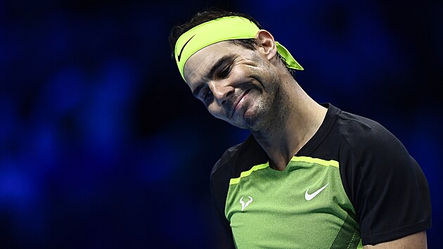 panl Rafael Nadal smutn na Turnaji mistr.