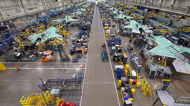 Tovrna Air Force Plant 4 na vrobu letoun F-35 v texaskm Fort Worth