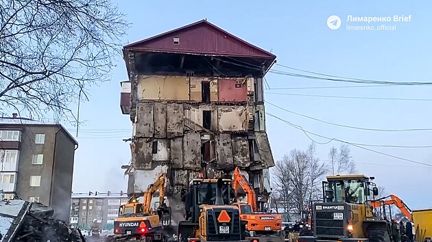 V obytn�m dom� v obci  Tymovskoje na Sachalinu vybuchl plyn. Na m�st� zahynulo dev�t lid�. (19. listopadu 2022)
