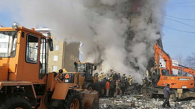 V obytn�m dom� v obci  Tymovskoje na Sachalinu vybuchl plyn. Na m�st� zahynulo dev�t lid�. (19. listopadu 2022)