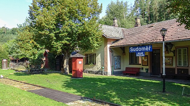 eleznin muzeum ve stanici Sudom u Mlad Boleslavi