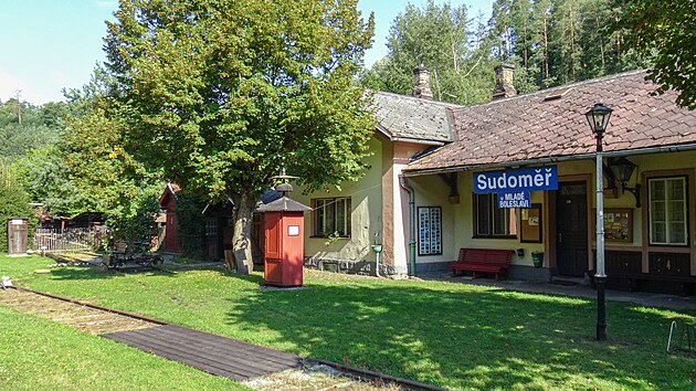 �elezni�n� muzeum ve stanici Sudom�� u Mlad� Boleslavi