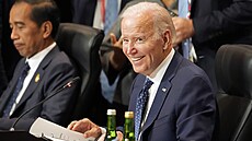 Americký prezident Joe Biden na summit G20 na Bali. (15. listopadu 2022)
