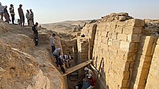 Hrobka, kterou etí egyptologové nyní odkryli v severní Sakkáe, patí velmoi...