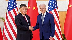 Biden se seel s jeho ínským protjkem Si in-pchingem. (14. listopadu 2022)