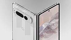Pravd�podobná podoba skládacího smartphonu Google Pixel Fold