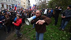 Protestní pochod za umonní vystoupení ve vysílání eské televize a demisi...