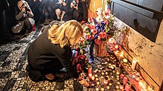 Slovenská prezidenta Zuzana Čaputová položila kytici k památníku na Národní...
