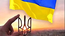 Starosta obce Olešky Jevhen Ryščuk umístil na Facebook ukrajinskou vlajku a...