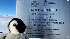 Letiště Troll Airfield je v provozu od roku 2005. (12.11.2022)