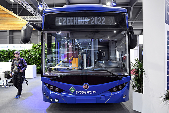 Autobus �koda H�CITY 12 s vodíkovým pohonem