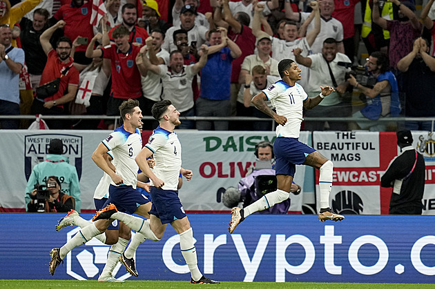 ONLINE: Wales - Anglie 0:3, favorit má jasně navrch, další gól dává Rashford