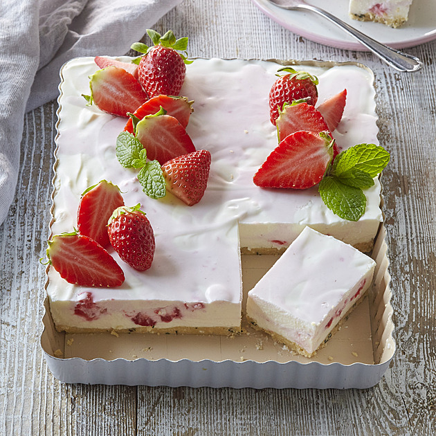 Jahodový cheesecake