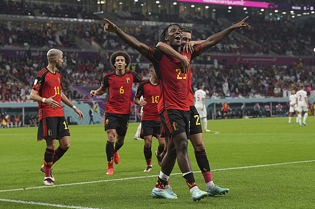 Belgie - Kanada 1:0, útočné utkání, Evropany zachránil gól Batshuayie