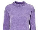 Krásný pastelov fialový svetr z recyklovaného materiálu, cena 1199 K