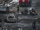 Následky ruských raketových útoků v Kyjevě (23. listopadu 2022
