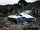 Dopady sesuvu pdy na italském ostrov Ischia (27. listopadu 2022)
