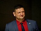 Bývalý éf brnnské kriminálky Vladimír Machala u Mstského soudu v Brn (21....