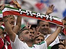 Íránský fanouek ped zápasem s Anglií