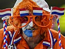Nizozemský fanouek ped utkáním proti Senegalu
