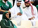 Fanouci Saúdské Arábie ped utkáním proti Argentin