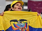 Fanynka Ekvádoru ped závreným zápasem ve skupin proti Senegalu