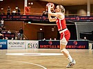 Kateina Zeithammerová v zápase proti Nizozemsku.