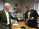 Kandidt na prezidenta Petr Pavel se seel se starostu praskch eporyj...