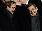 Nicolas Sarkozy (vpravo) a Michel Platini