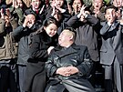 Severokorejský vdce Kim ong-un se na veejnosti podruhé ukázal s dcerou....