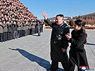 Severokorejský vdce Kim ong-un se na veejnosti podruhé ukázal s dcerou....