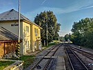Stanice Beváry na trati Kolín  Ledeko je také výchozí stanicí trati Beváry...