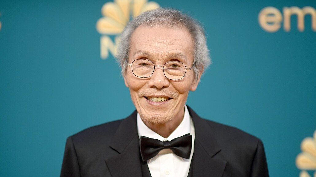 O Yeong-su přichází na 74. ročník předávání cen  Emmy v Microsoft Theater v Los...