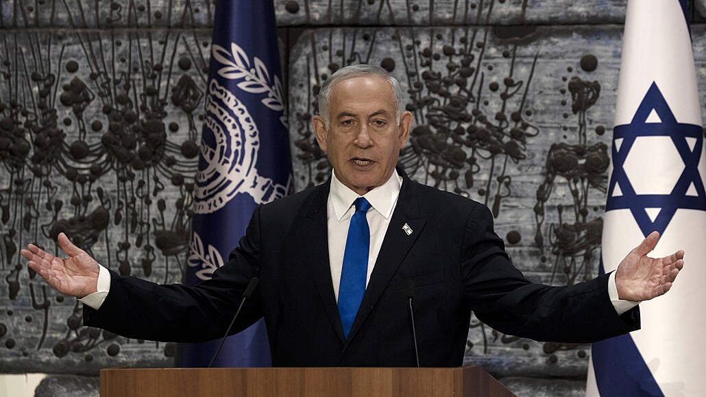 Benjamin Netanjahu na snímku z 13. listopadu 2022