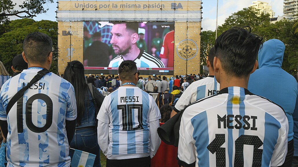Fanouci Argentiny a Lionela Messiho nejen pímo v djiti MS, ale vude na...
