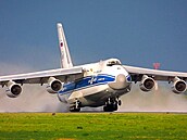 Antonov An-124 ruské společnosti Volga-Dněpr