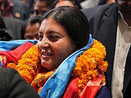 Prezidentka Nepálu Vidjá Déví Bhandáríová