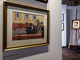 Výstava Hvzda malíky a ilustrátorky Aleny Ladové. (23. listopadu 2022)