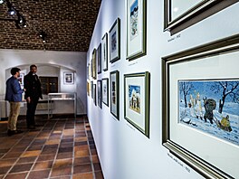 Výstava Hvzda malíky a ilustrátorky Aleny Ladové.(23. listopadu 2022)