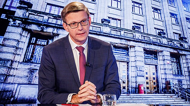 Hostem poadu Rozstel je ministr dopravy R Martin Kupka. (25. listopadu 2022)