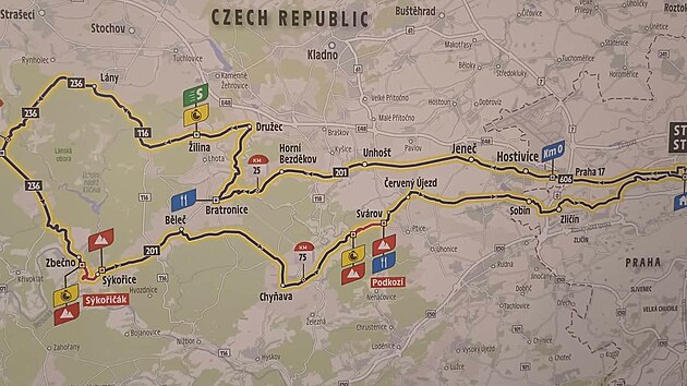 Trasa LEtape CR by Tour de France pro rok 2023.