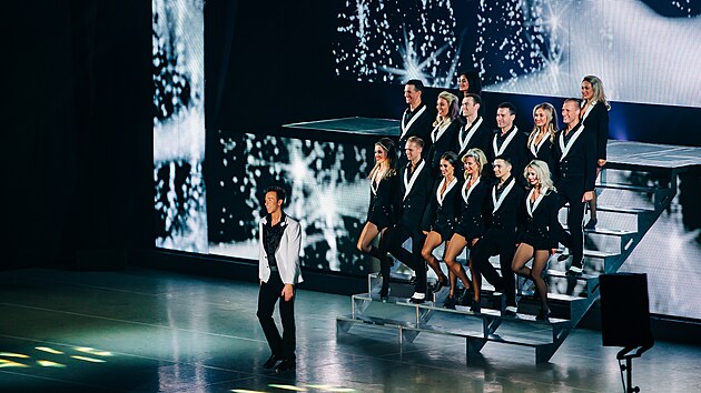 Zbr z brnnskho pedstaven show Lord of the Dance: 25 Years of Standing Ovations, kterou irsk tanen projekt zahjil eskou st turn (26. listopadu 2022).