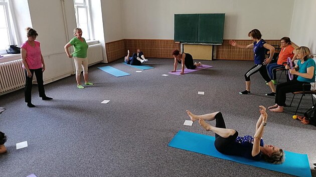 Martina Jemelkov v, e pohyb u nemocnch zlepuje nejen psychiku.