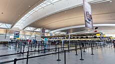 Odbavovací terminál leti�t� JFK v New Yorku.